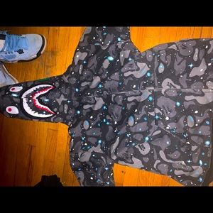 A Bathing Ape Hoodie , Grey , Fits like a Large